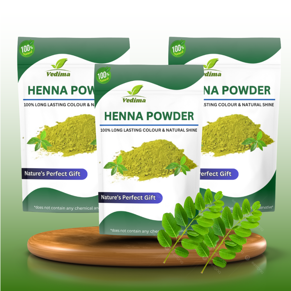 Henna Leaf Powder for Hair – Mehandi Powder - Vedima