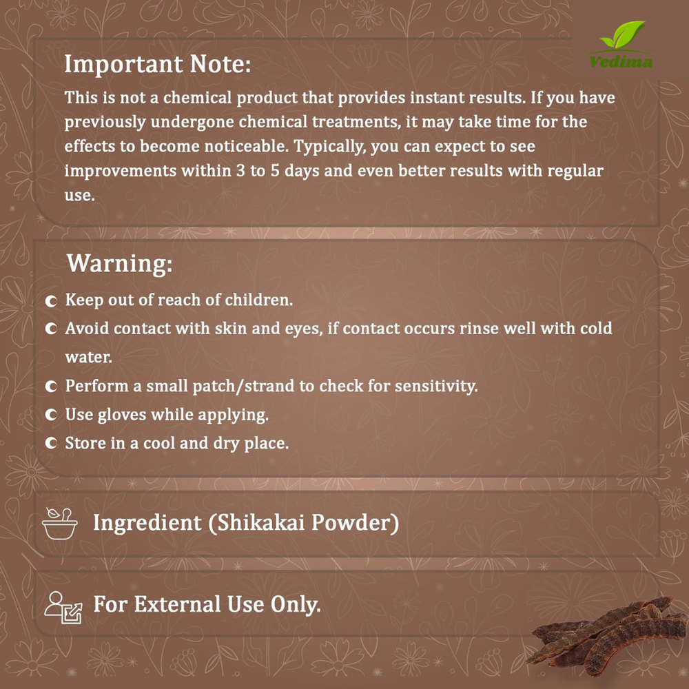 Natural Shikakai Powder for Healthy Hair