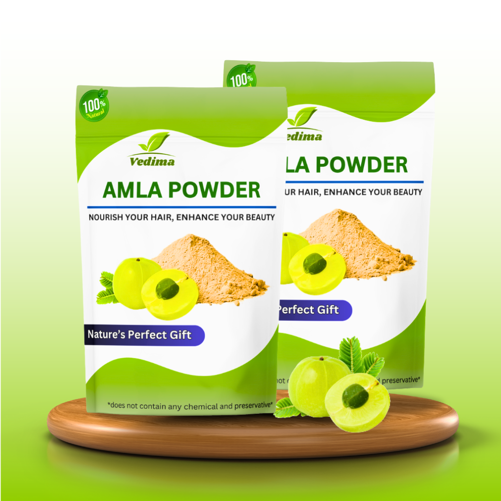 Natural Amla Powder for Hair and Skin - Vedima