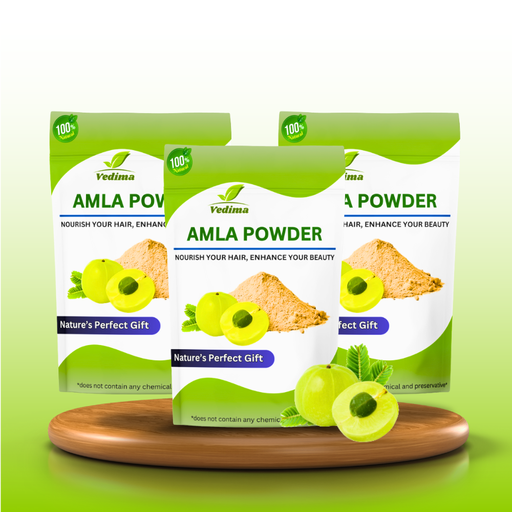 Natural Amla Powder for Hair and Skin - Vedima