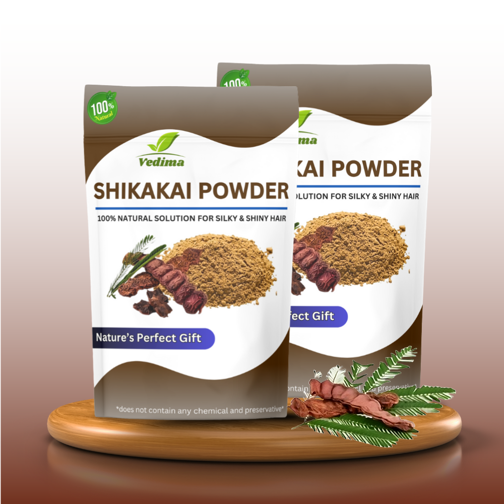 Natural Shikakai Powder for Healthy Hair - Vedima