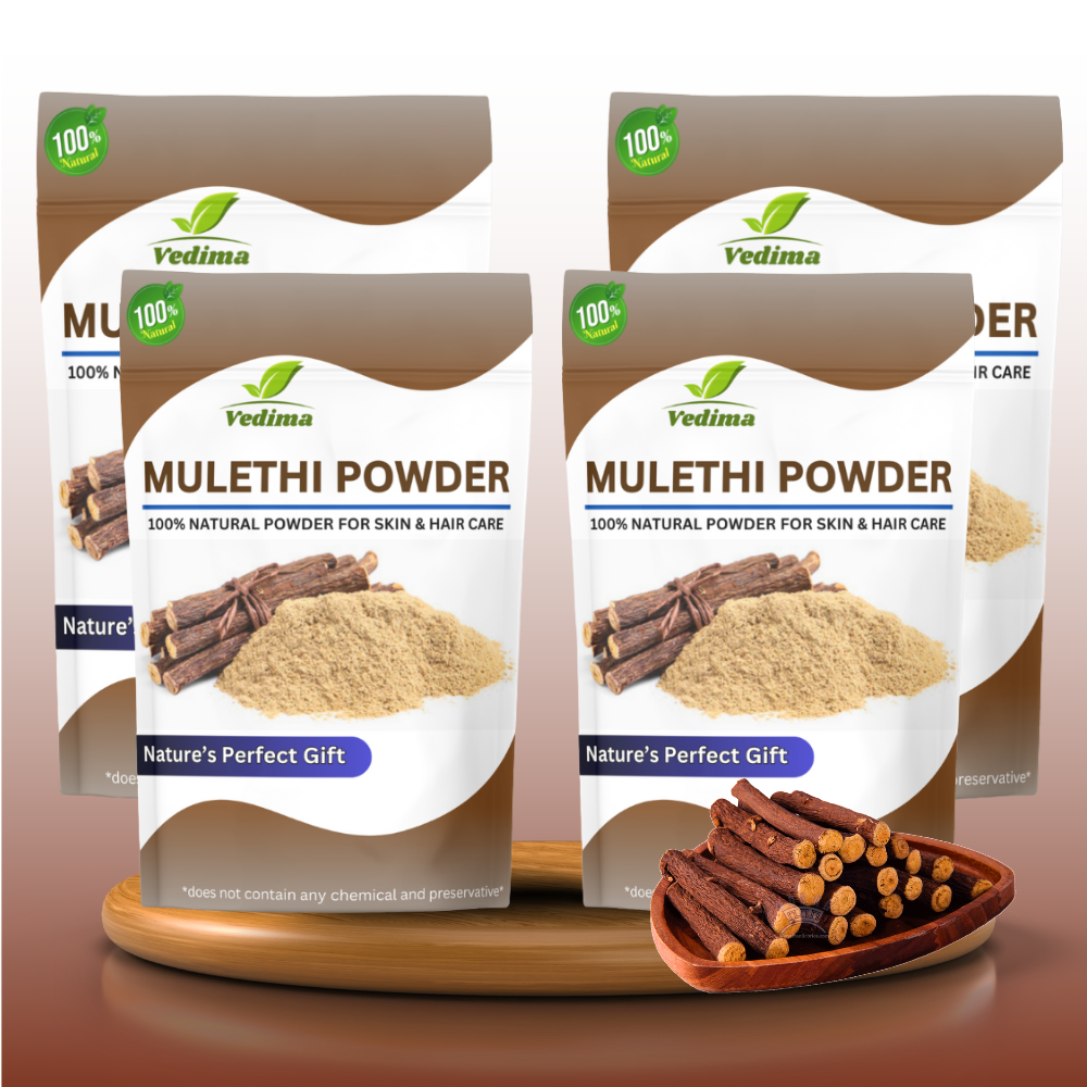 Mulethi Roots Powder for Healthy Hair and Glowing Skin - Vedima