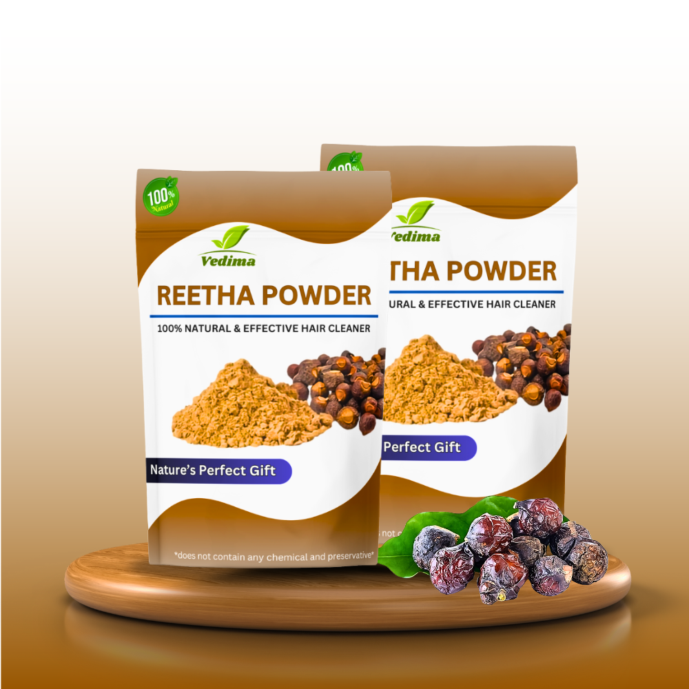 Natural Reetha Powder for Healthy Hair - Vedima