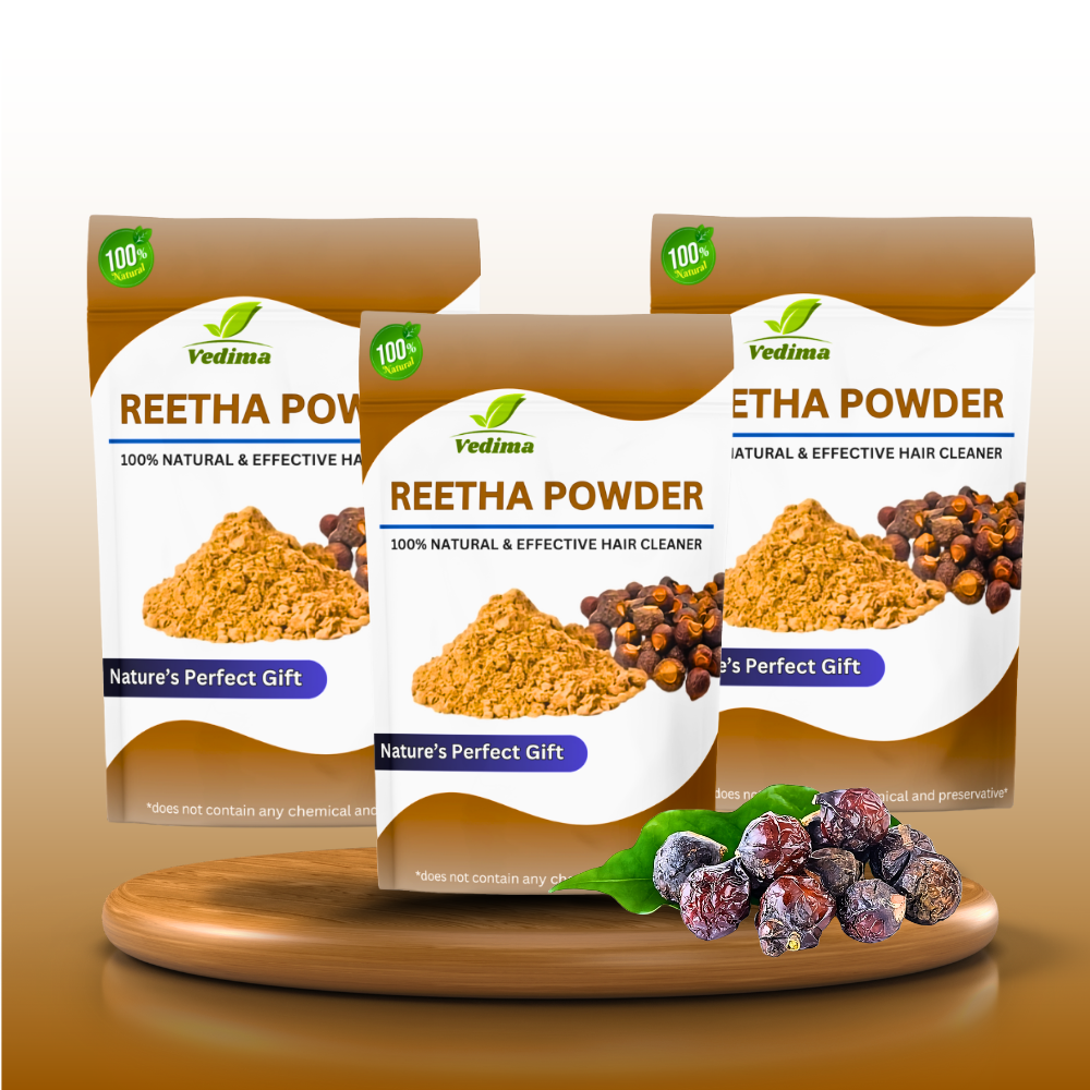 Natural Reetha Powder for Healthy Hair - Vedima