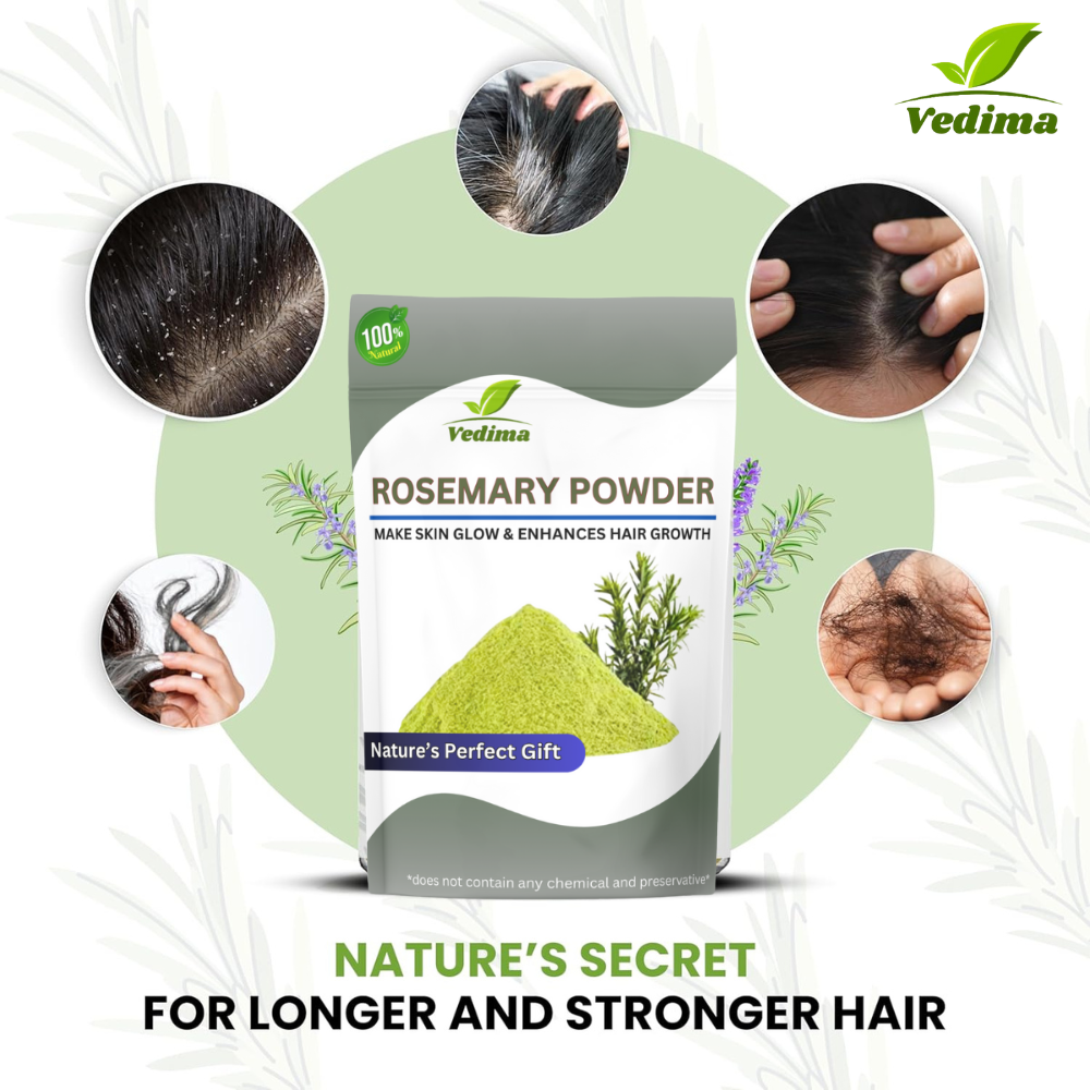 Rosemary Powder for Hair Growth - Vedima