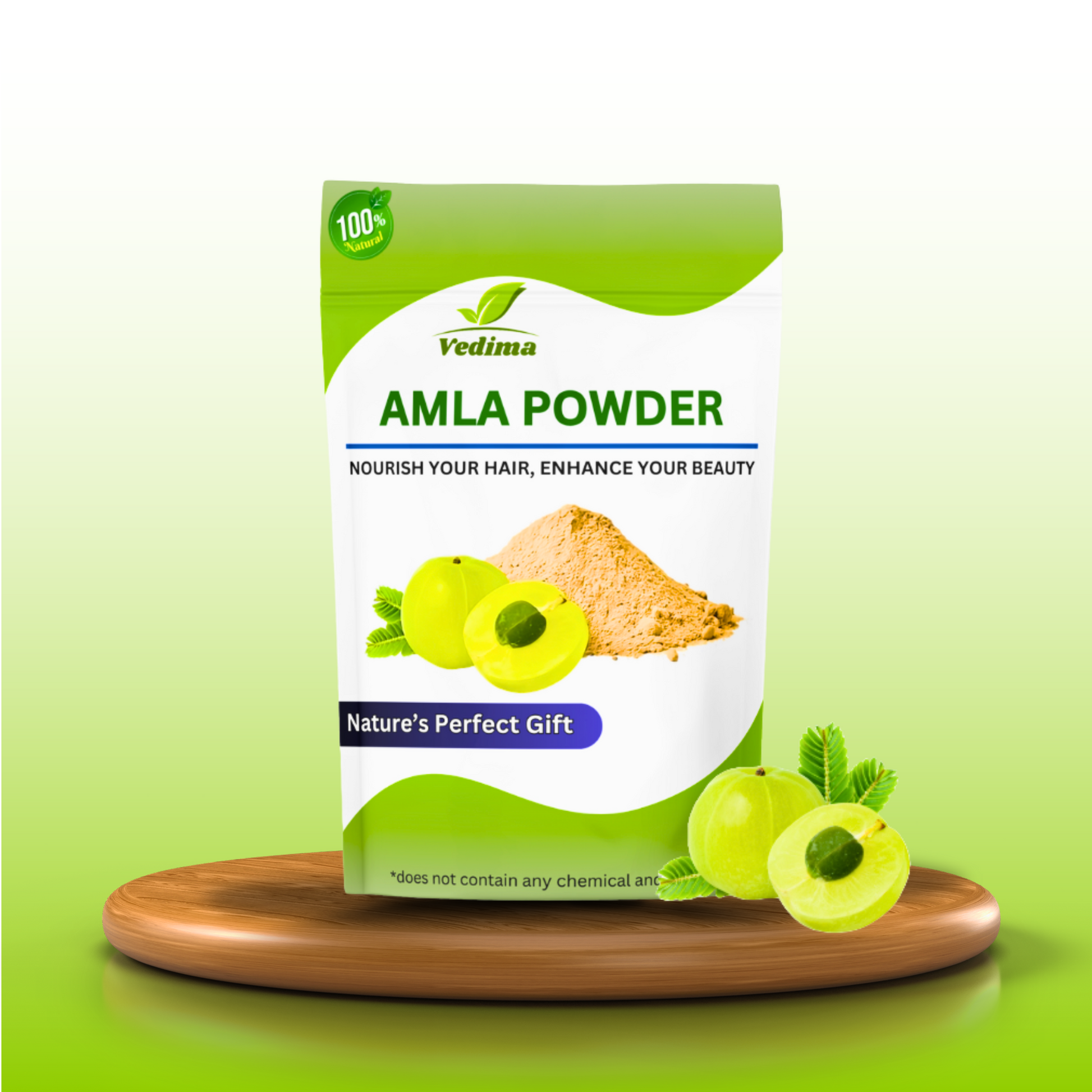 Natural Amla Powder for Hair and Skin - Vedima