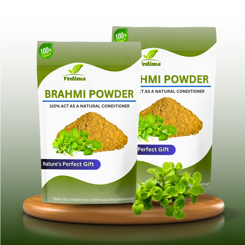 Ayurvedic Brahmi Powder For Hair Growth - Vedima