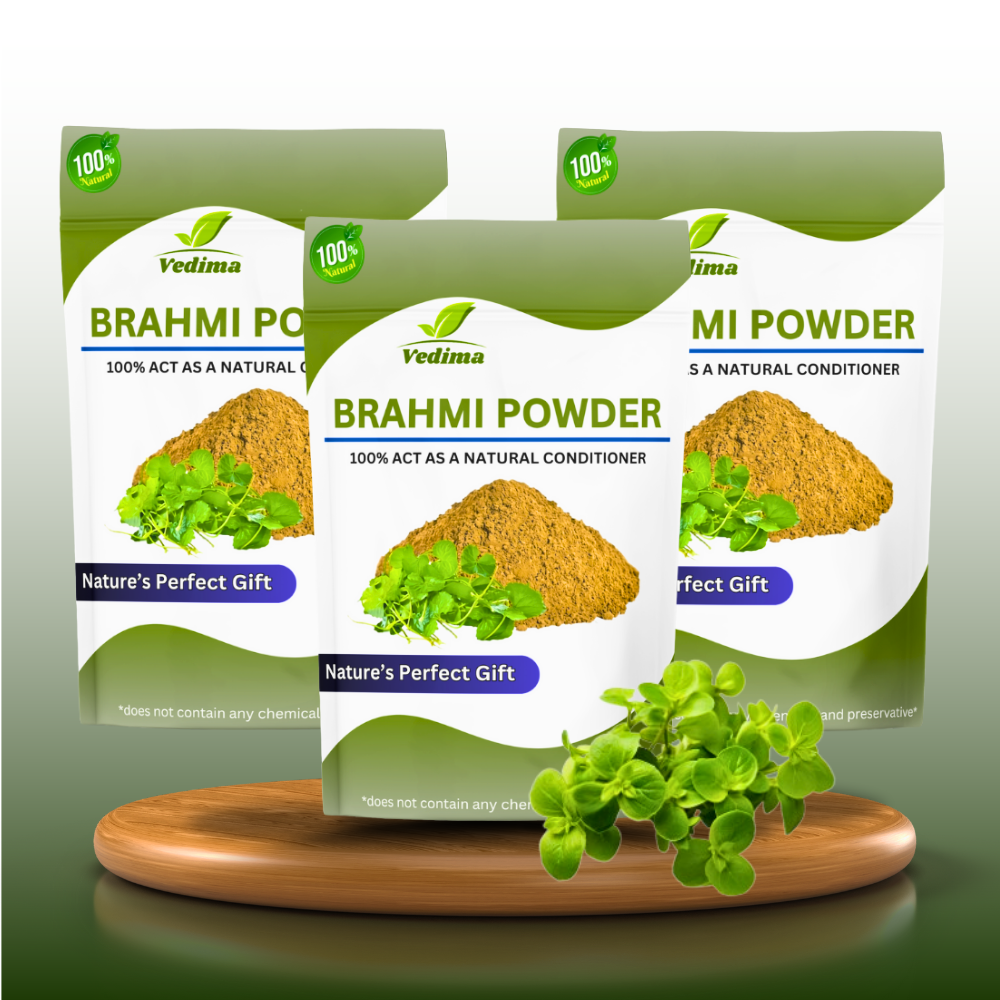 Ayurvedic Brahmi Powder For Hair Growth - Vedima
