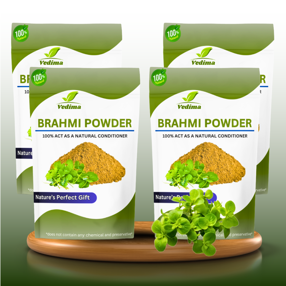 Ayurvedic Brahmi Powder For Hair Growth - Vedima