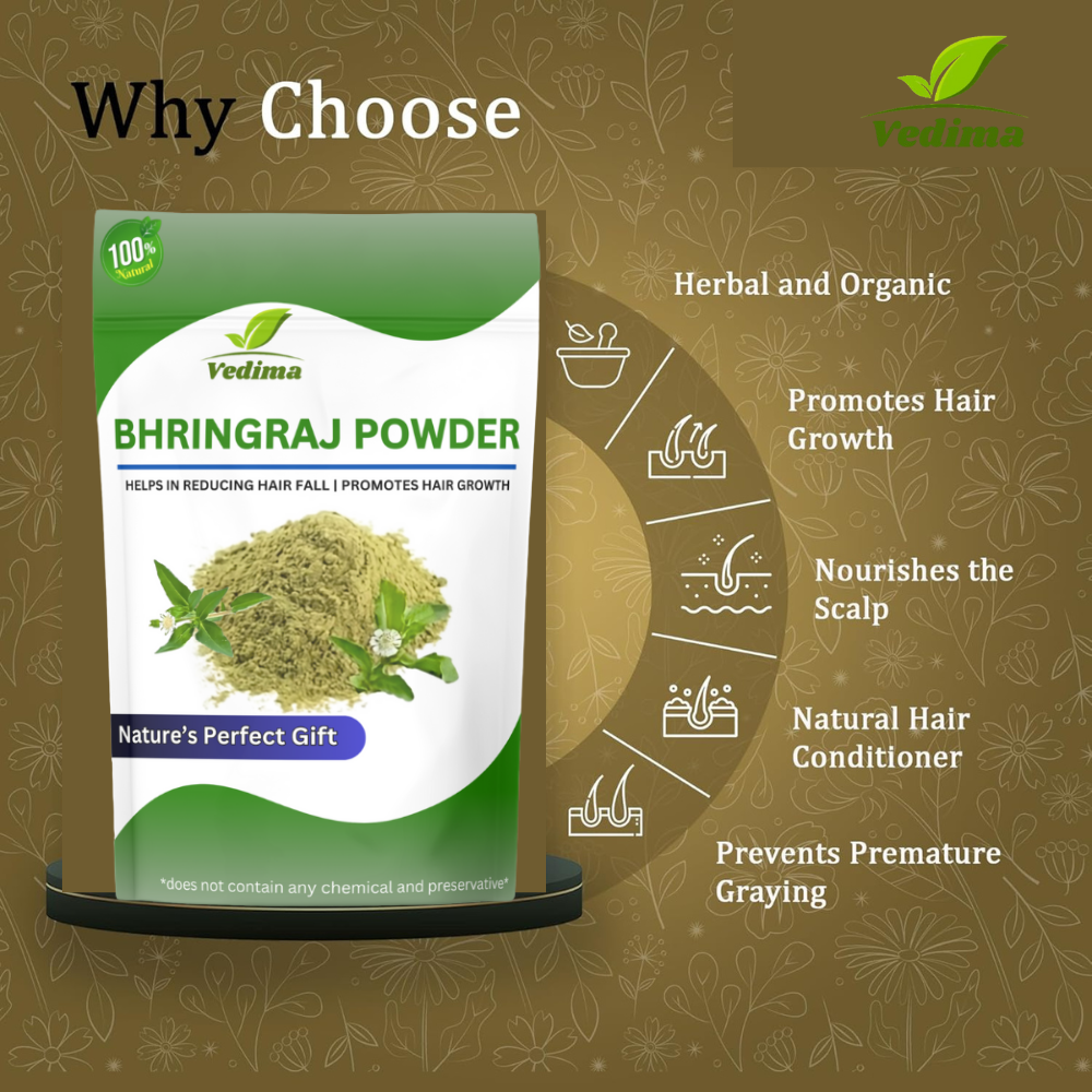 Ayurvedic Bhringraj Powder For Hair Boost