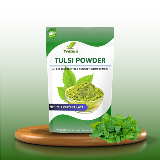 Natural Tulsi Leaf Powder for Hair & Skin - Vedima