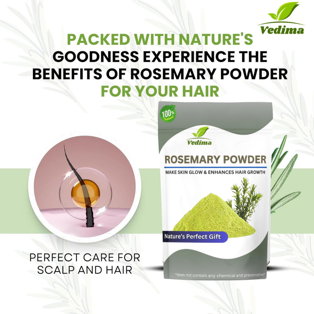 Rosemary Powder for Hair Growth - Vedima