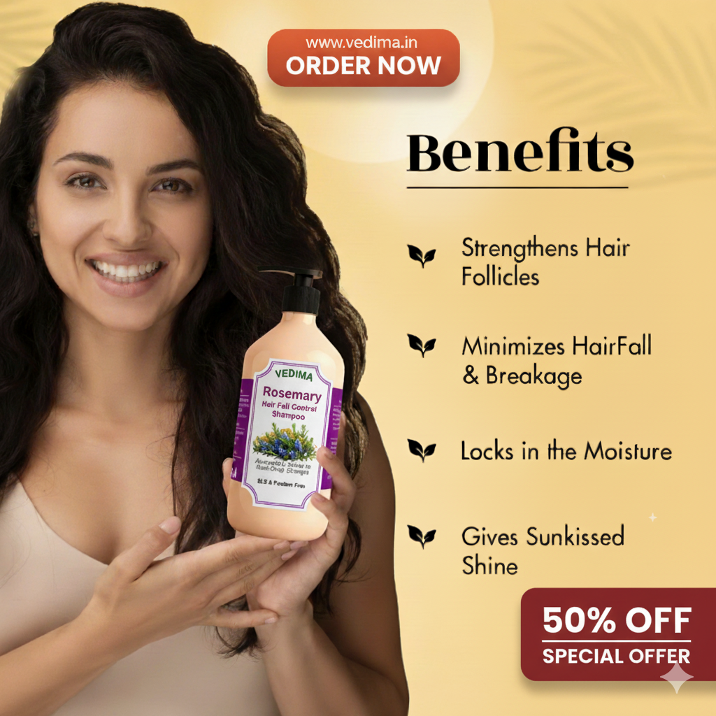 Vedima Rosemary Anti-Hair Fall Shampoo