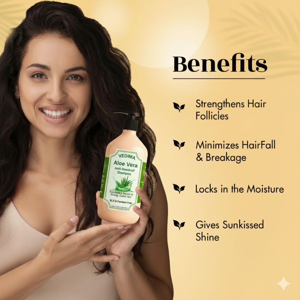 Vedima Aloe Vera Anti-Dandruff Shampoo