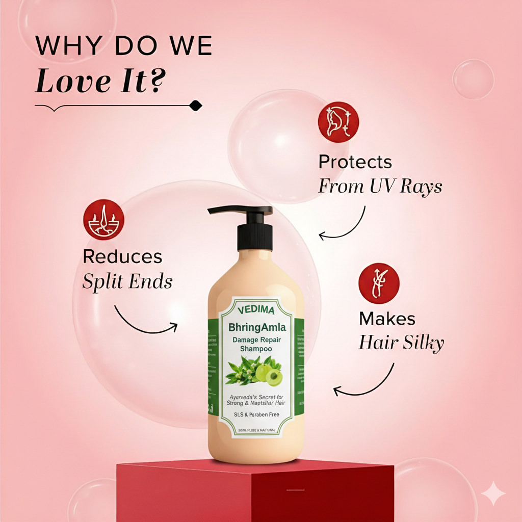 Vedima BhringAmla Damage Repair Shampoo