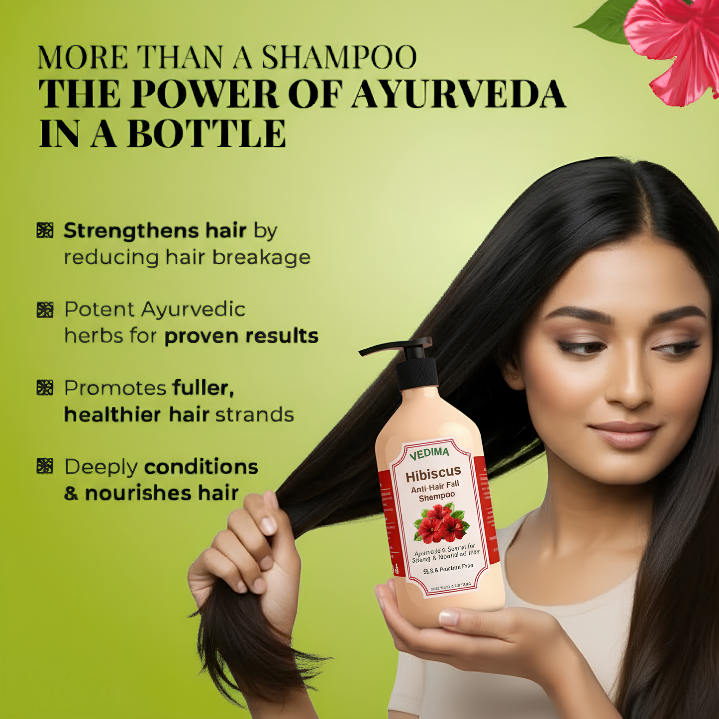 Vedima Hibiscus Anti-Hair Fall Shampoo